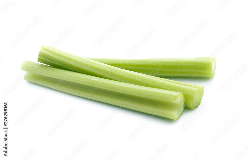 fresh celery isolated on white background fresh celery isolated on white background