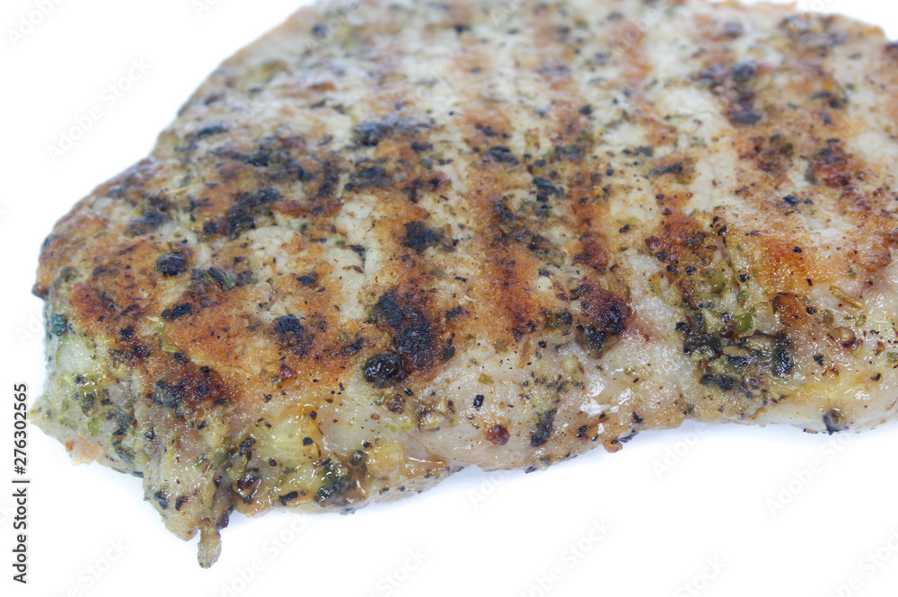 Grilled Beef Steak Isolated. Clipping path Grilled Beef Steak Isolated. Clipping path