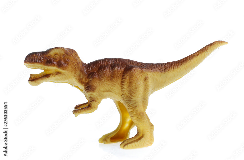 Fototapeta premium dinosaurs on white background