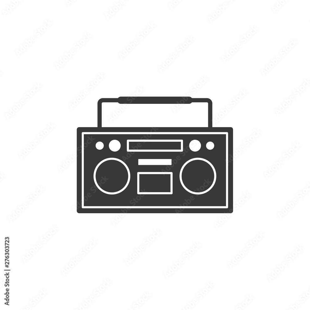 Media Music and Radio Player icon symbol template black color editable. simple logo vector illustration for graphic and web design. Media Music and Radio Player icon symbol template black color editable. simple logo vector illustration for graphic and web design.