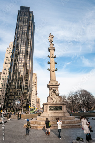 Columbus Circle in New York, United States.