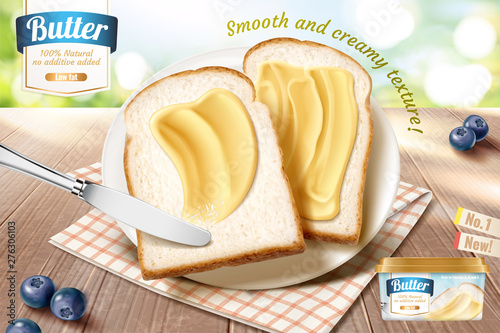 Smooth butter ads