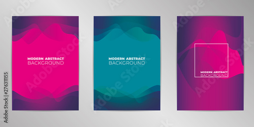 Modern cover design background set A4 format. © alvaroc