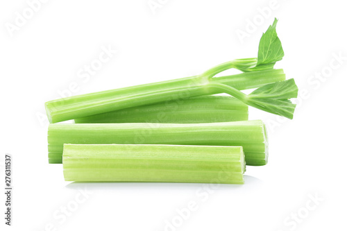 celery isolated on white background.