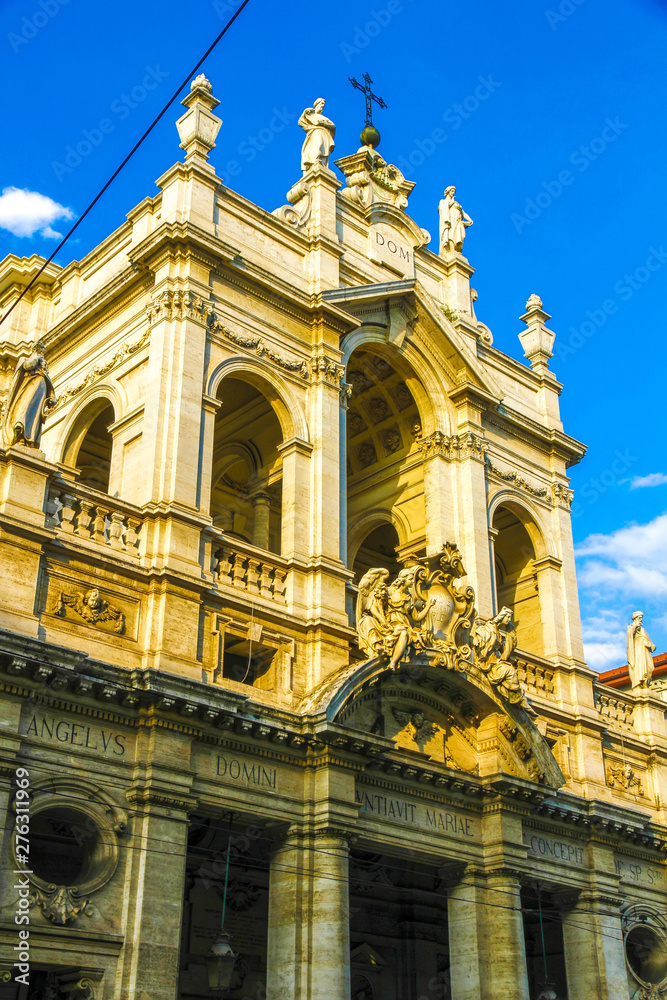 Fototapeta premium A historic church in Torino, Italy