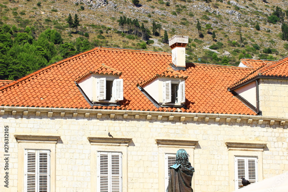 Dubrovnik in Croatia, architecture details