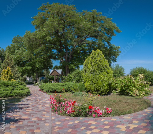 Landscaped garden