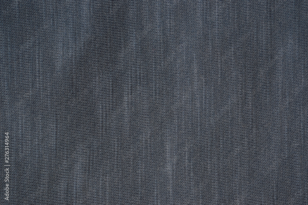 Texture black pressed cotton and polyester close-up Texture black pressed cotton and polyester close-up