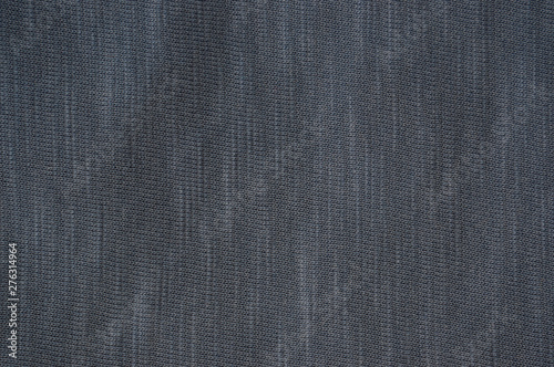 Texture black pressed cotton and polyester close-up