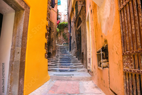 Stairs between the houses in Cinque Terre © Spectral-Design