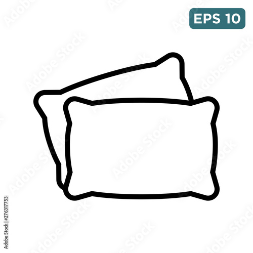 pillow icon vector