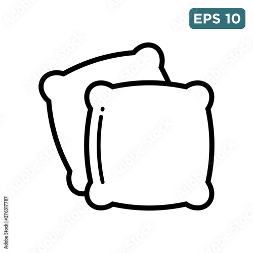 pillow icon vector