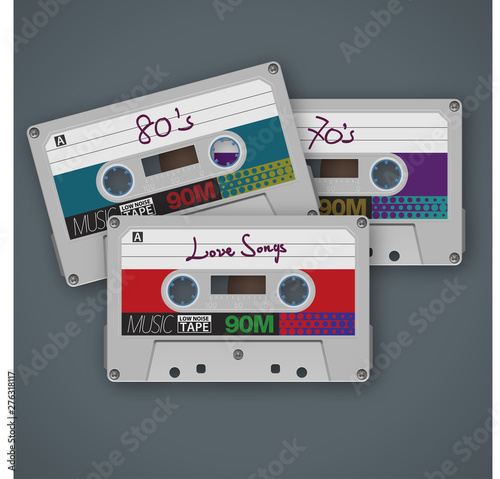 Cassette tape vector illustration