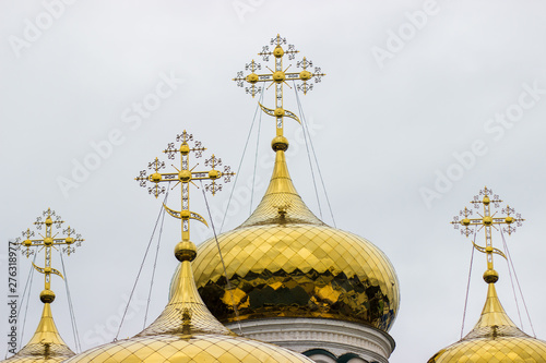 beautiful church domes photo