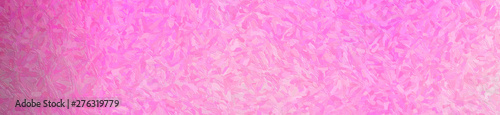 Abstract illustration of pink Impasto with small brush strokes banner background, digitally generated.
