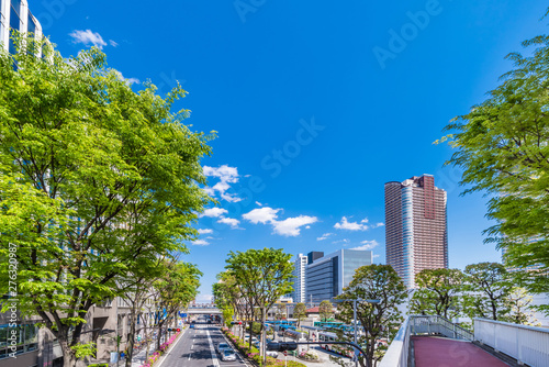 南武線 武蔵小杉駅前の風景 Fototapet
