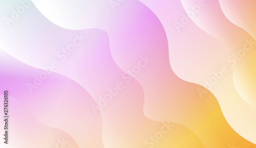 Modern Waves. Futuristic Technology Style Background. For Creative Templates, Cards, Color Covers Set. Vector Illustration with Color Gradient. © Eldorado.S.Vector