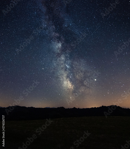 Fototapeta Naklejka Na Ścianę i Meble -  milky way in clear starry night