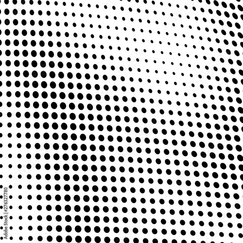 Abstract monochrome halftone texture.