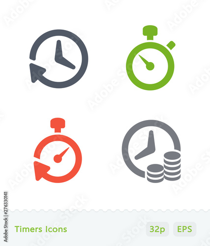 Timers - Sticker Icons