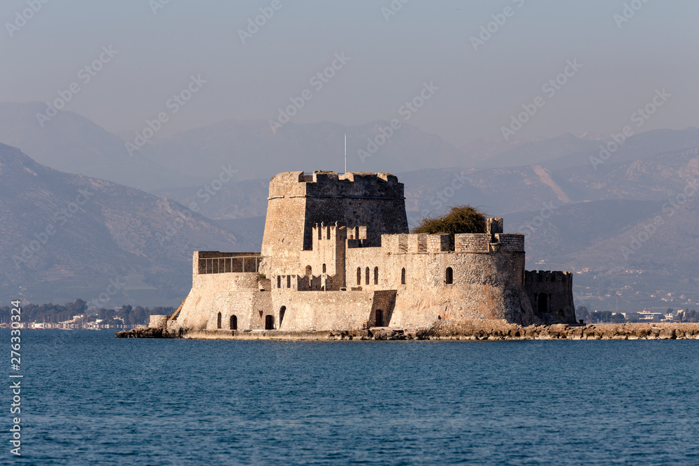 Sea fortress (city Nafplio, Greece, Peloponnese)