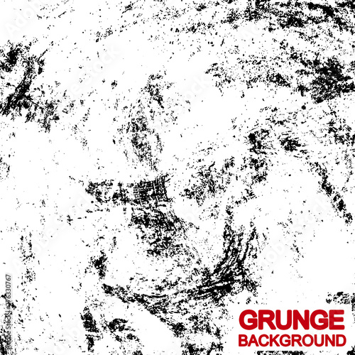 Grunge is black and white. Abstract dark background of the old surface. Vector pattern of cracks. Worn wall texture.