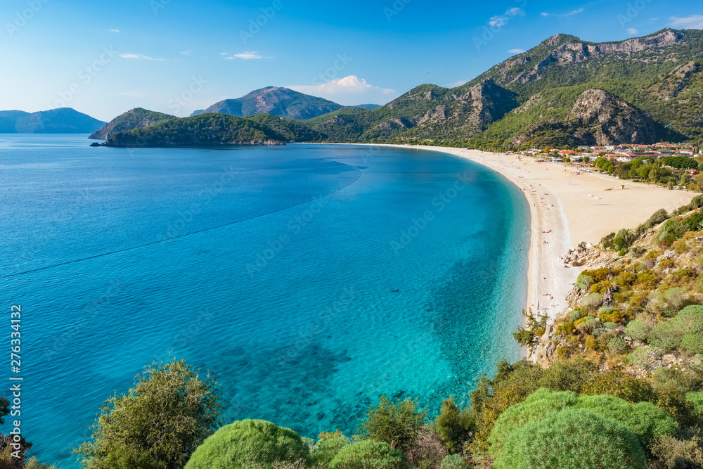 Fototapeta premium Blue Lagoon beach in Oludeniz, Turkey