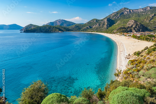 Blue Lagoon beach in Oludeniz, Turkey photo