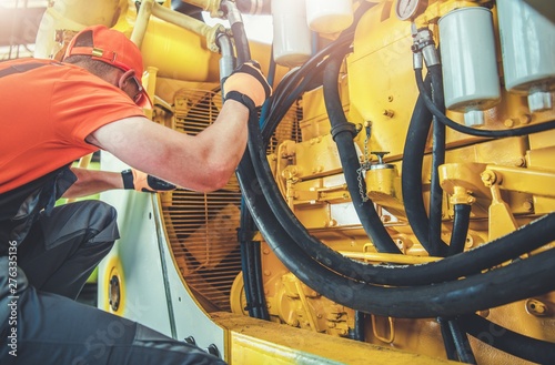 Mechanic Repair Bulldozer