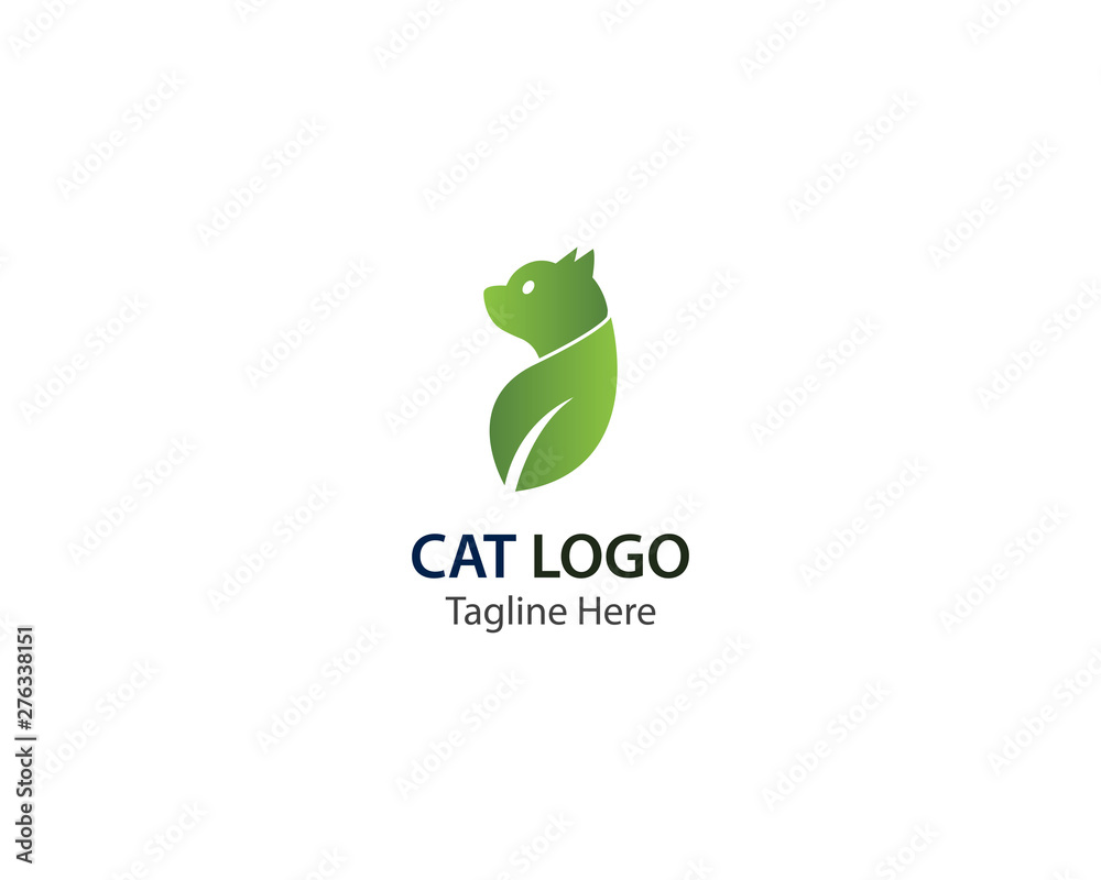 Cat logo vector illustration template Cat logo vector illustration template