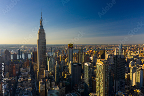 New York City Cityscape aerial photo