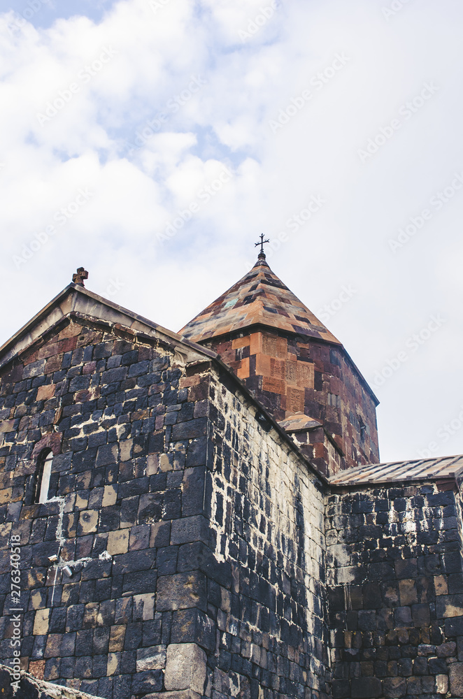old Sevanavanq monastery in Sevan, Armenia