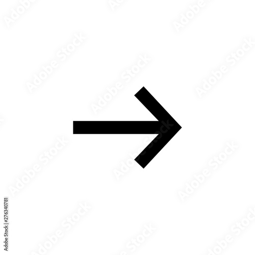 Arrow. Arrow black icon. Arrow vector icon. Cursor icon. Cursor in flat design. Cursor