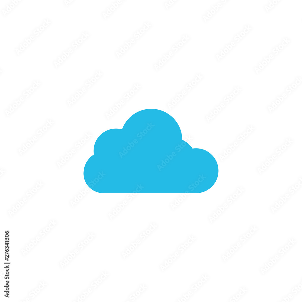 Cloud. Cloud blue icon isolated on white background. Cloud vector icon Cloud. Cloud blue icon isolated on white background. Cloud vector icon