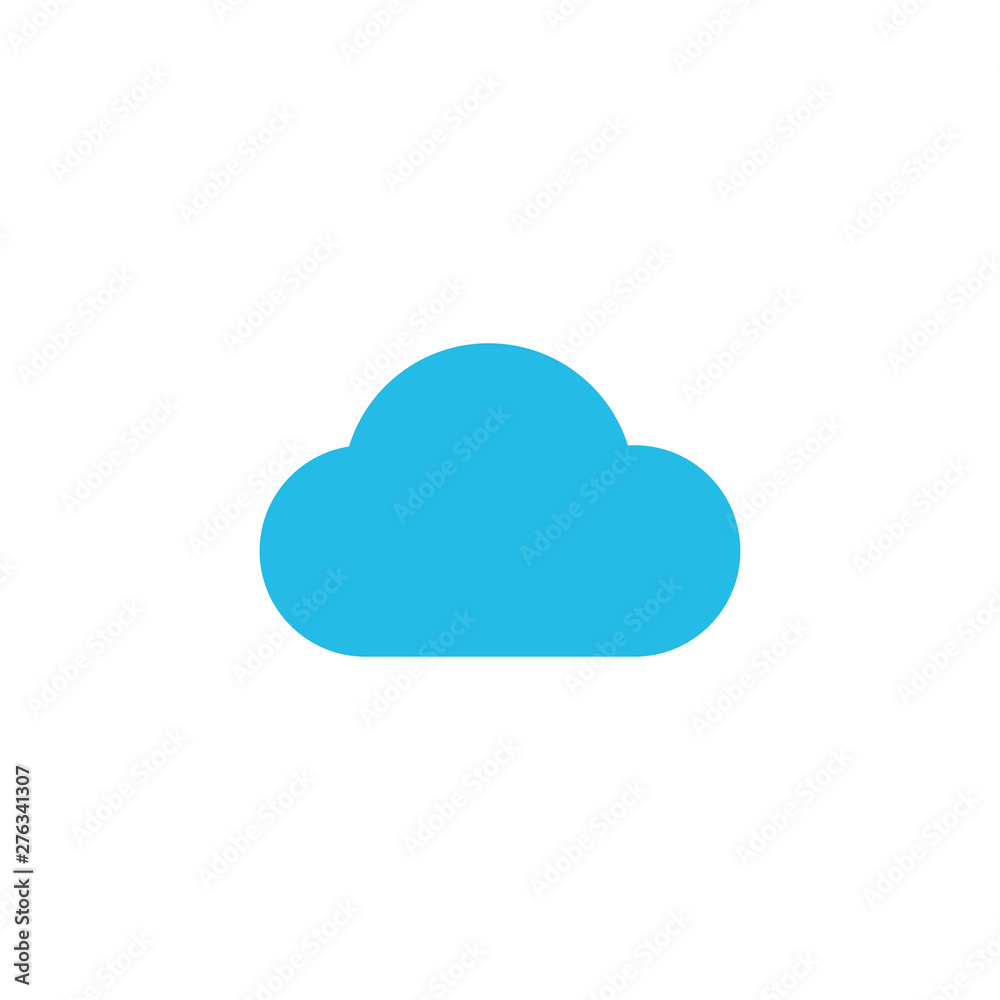 Cloud. Cloud blue icon isolated on white background. Cloud vector icon Cloud. Cloud blue icon isolated on white background. Cloud vector icon