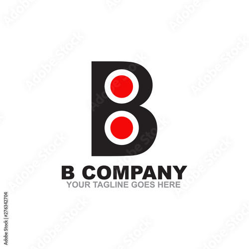 Free Download B letter logo design vector template - GFXLoad
