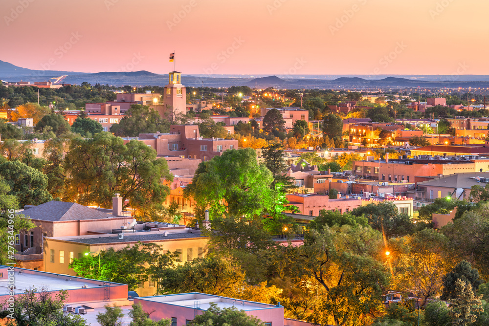 Santa Fe, New Mexico, USA - obrazy, fototapety, plakaty 