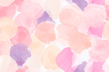 Wandcirkels Kantoor Kleurrijk aquarel vormen patroon  © irinabogomolova