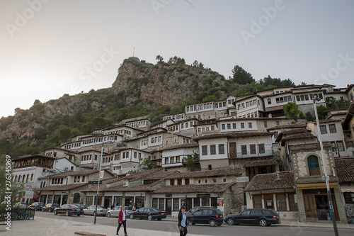 Blick auf die Stadt Berat in Albanien