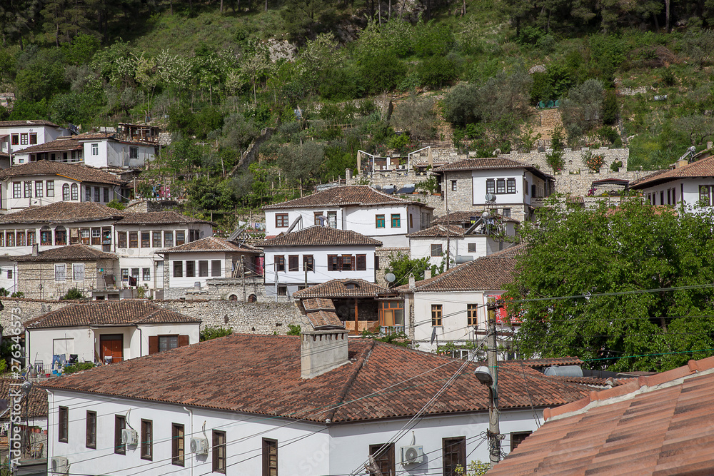 Blick auf die Stadt Berat in Albanien