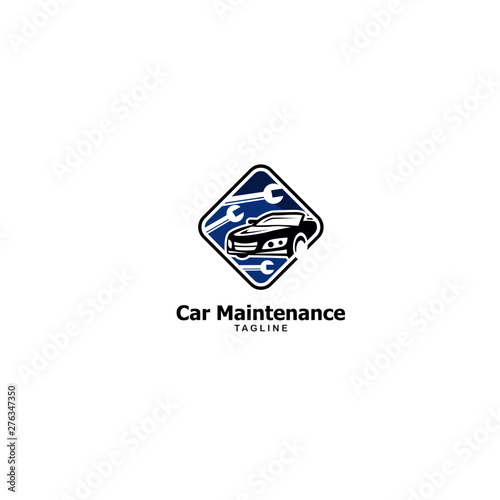 Car maintenance Logo Vector