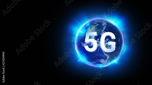 Global 5G standart concept