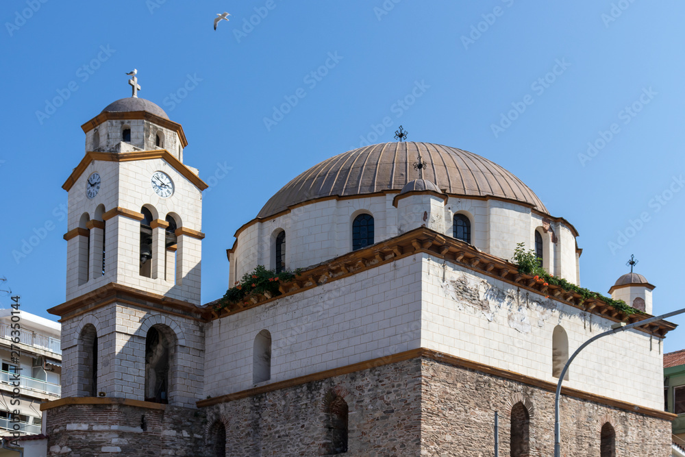 Church of Agios Nikolaos in old town of Kavala, Greece Church of Agios Nikolaos in old town of Kavala, Greece