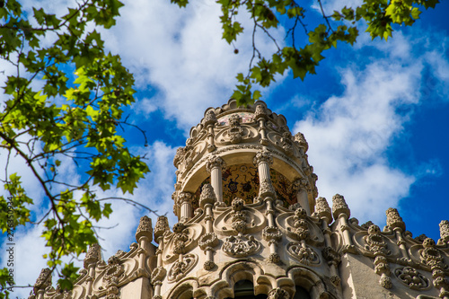Photography BARCELONA, CATALONIA - APRIL 2019: Passeig de Gracia in Barcelona, Catalonia