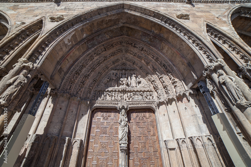 White Lady Portal at Leon Cathedral, Spain White Lady Portal at Leon Cathedral, Spain