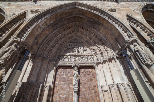 White Lady Portal at Leon Cathedral, Spain