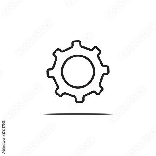 Logo icon with additional gears