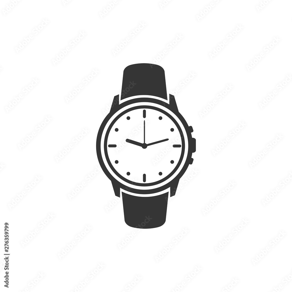 Wristwatch icon symbol template black color editable. simple logo vector illustration for graphic and web design. Wristwatch icon symbol template black color editable. simple logo vector illustration for graphic and web design.