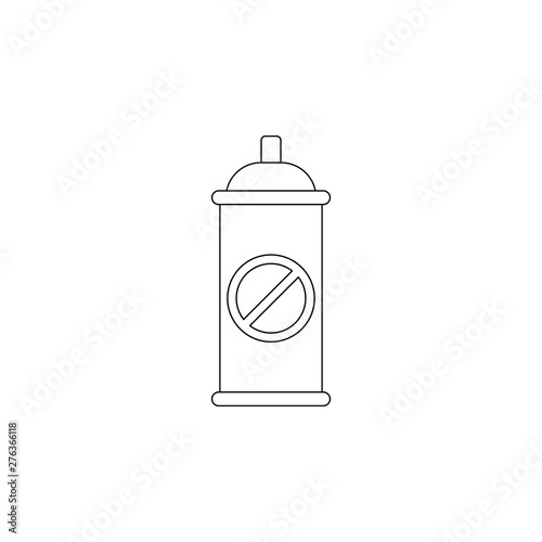 mosquito spray icon. Element of camping for mobile concept and web apps icon. Outline, thin line icon for website design and development, app development