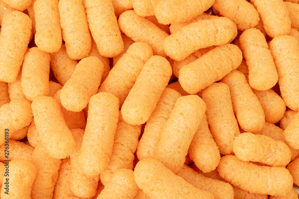 Crujientes rizos de queso y maíz Crujientes rizos de queso y maíz